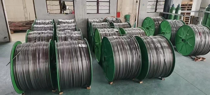 China Supplier ASTM A269 Bright and Annealed 6.35*1.24mm Stainless Steel Coiled Tubing