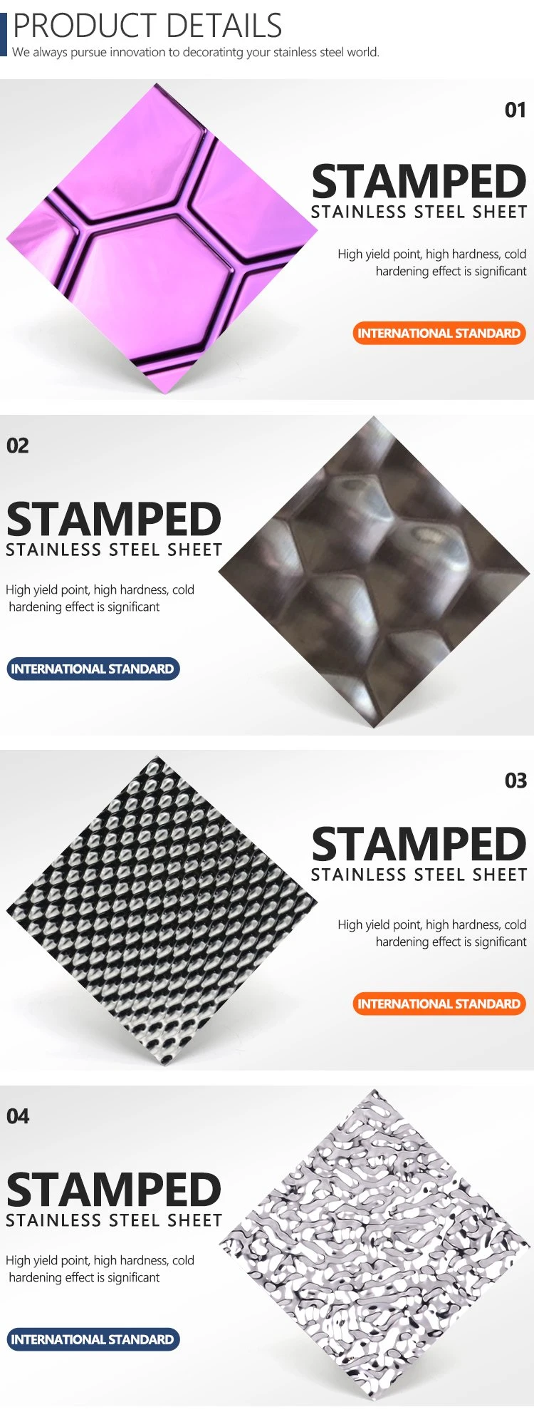 201 304 316 430 Stainless Steel Stamping with Best Price