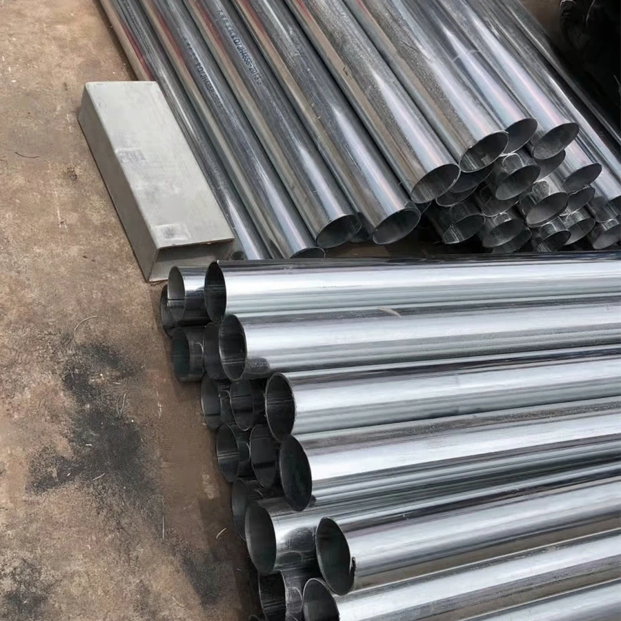 1.8mm 2.0mm Gp Tube with 6 Meter Length BS1387 Zinc Coating Galvanized Steel Pipe Round Tubular Iron Hollow Section