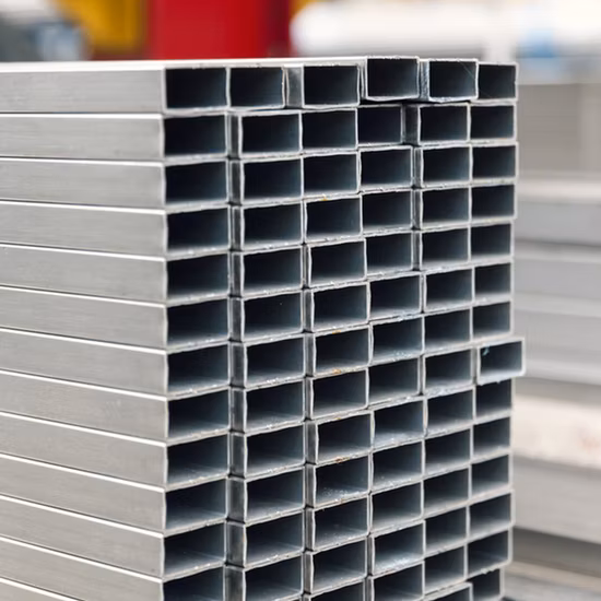 SUS 201 202 304 316 309S 409 904 430 Tubo de tubo oco quadrado de aço inoxidável/ss Tubo quadrado para materiais de construção estirado a quente laminado a quente soldado aço inoxidável