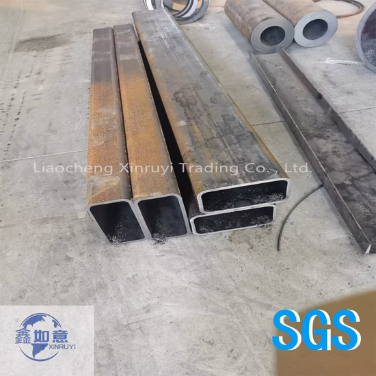  Tubo de tubo de aço carbono soldado retangular quadrado ERW SSAW LSAW ASTM A53/API 5L Gr.  B Sch40 Sch80