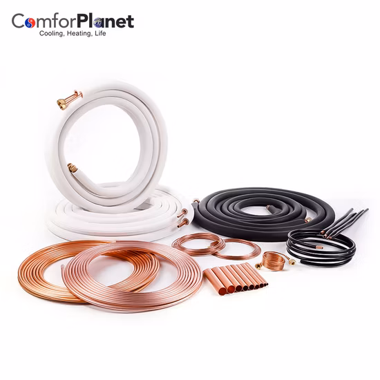 C12200 Sf-Cu Cu-Dhp 12mm Tubo de cobre reto para encanamento Tubo de ar condicionado Tubo de isolamento de bobina de panqueca Tubo de cobre macio