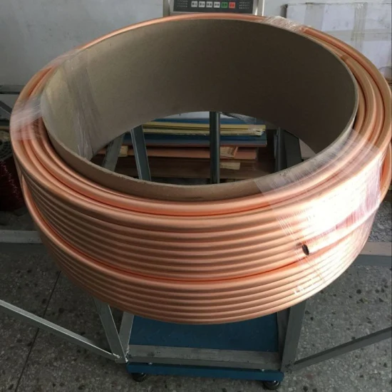 Tubo de Cobre Tubo C11000 C10200 C12000 C12200 Tubulação ACR de Refrigeração Pancake Coil Copper Sem Costura 1/4